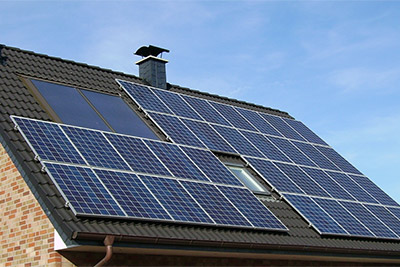 Solar panels in Son Bou